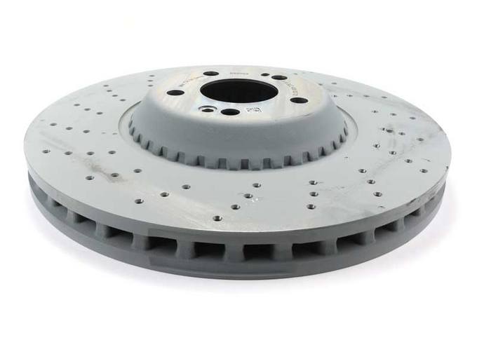 Mercedes Disc Brake Rotor - Front (Cross-Drilled)